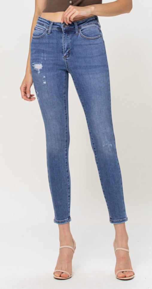 Distressed Skinny Jeans - Cello Jeans