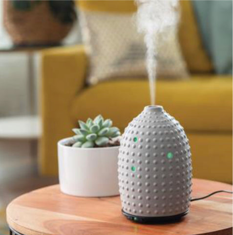 Gray Hobnail Mdium Diffuser by Airome’