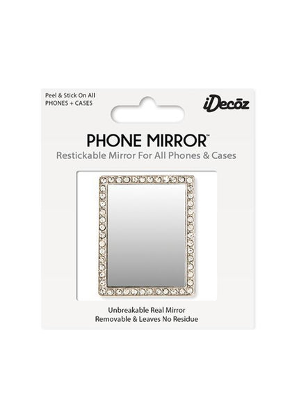 Crystal  Cell Phone Mirror square